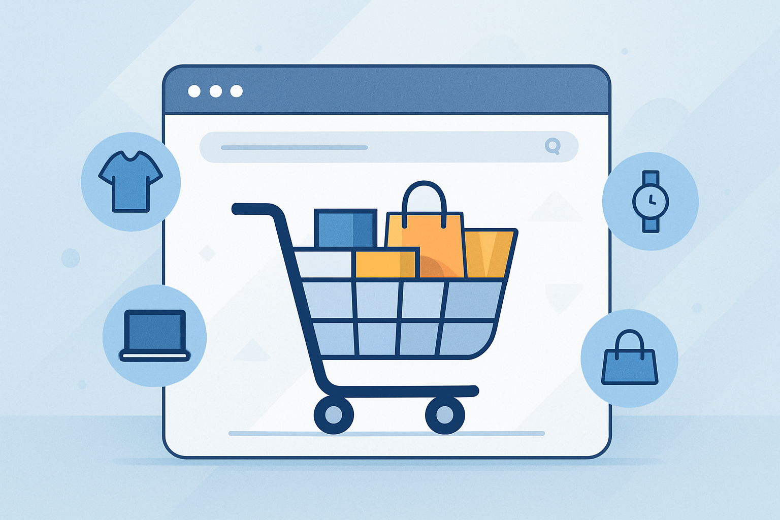 General store image like cart